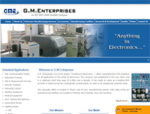 Tablet Screenshot of gmeindia.com
